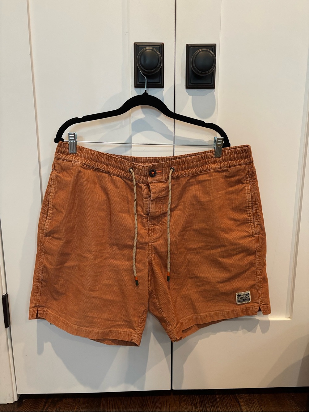 Howler Brothers Men's Rust Drawstring Casual Shorts Size 38